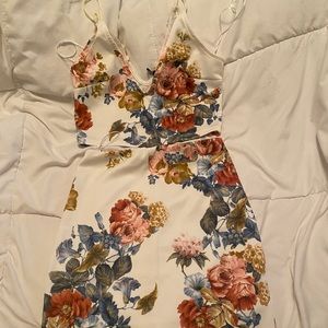 Floral two piece dress Size 2